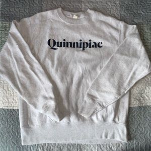 Quinnipiac University Reverse Weave Crewneck